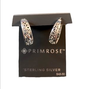 Sterling Silver Hoop Earings